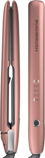 ⁦Rush Brush - X3 Glam مكواه - روز جولد⁩ - الصورة ⁦3⁩